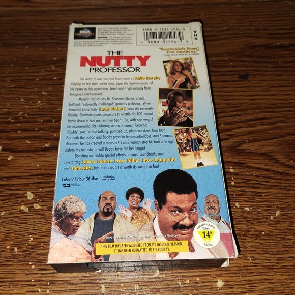 The Nutty Professor (VHS, 1996, MCA Universal Pictures) Eddie Murphy - Picture 2 of 6